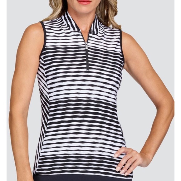 Tail - Ladies Kassidy Sleeveless Top - Dynamic Jacquard - Size Medium - Picture 6 of 7